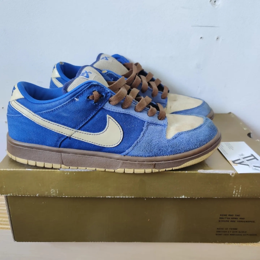 2008 Nike dunk low pro SB "gold rail" size 10